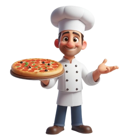 Pizzeria Ristorante Etna - Cuoco con la Pizza in mano